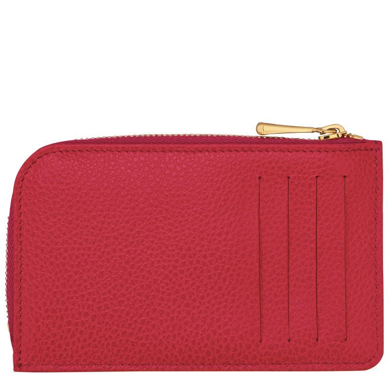 Love - Leather Longchamp Le FoulonnÉ Women Card Holder | AU7890GS