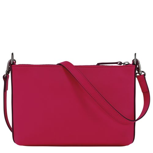 Magenta - Leather Longchamp 3D S Women Crossbody Bags | AU7493TC