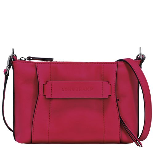 Magenta - Leather Longchamp 3D S Women Crossbody Bags | AU7493TC