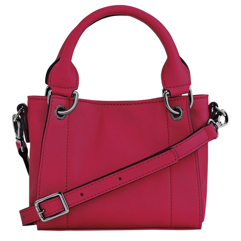 Magenta - Leather Longchamp 3D XS Handbag Women Mini Bags | AU7064OK