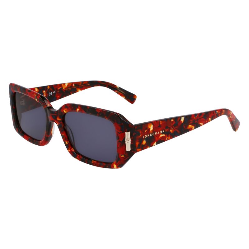 Marble Rouge - Acetate Longchamp Women Sunglasses | AU8486PJ