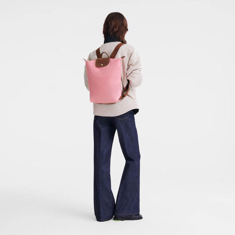 Marshmallow - Canvas Longchamp Le Pliage Original M Women Backpacks | AU7639YX