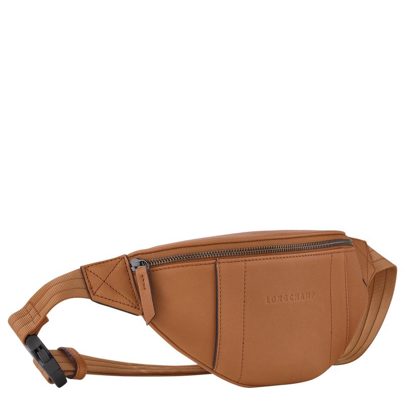 Natural - Leather Longchamp 3D S Men Belt Bags | AU8884OK