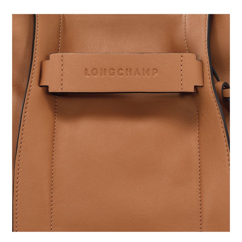 Natural - Leather Longchamp 3D S Women Crossbody Bags | AU7434EB