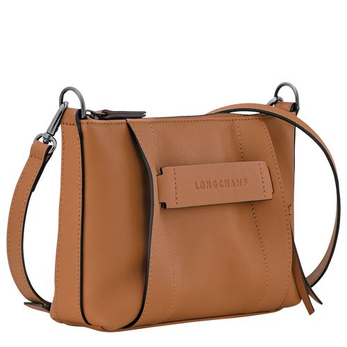 Natural - Leather Longchamp 3D S Women Crossbody Bags | AU7496IL