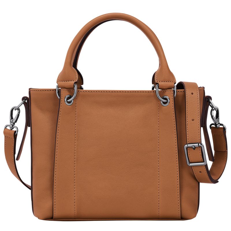 Natural - Leather Longchamp 3D S Women Handbag | AU7286YX