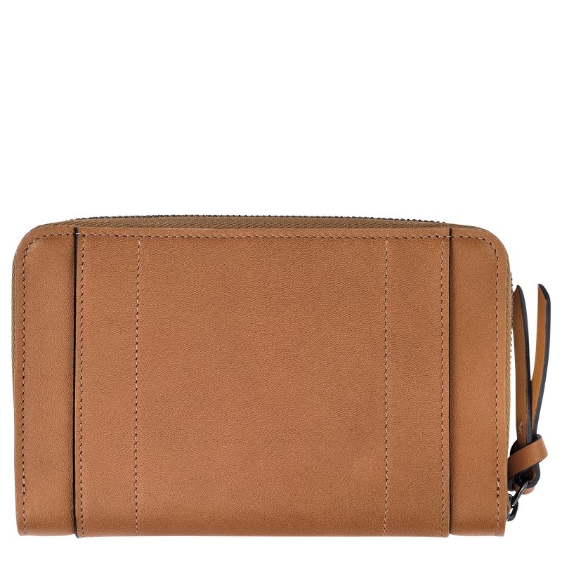 Natural - Leather Longchamp 3D Women Wallets | AU7820ZU