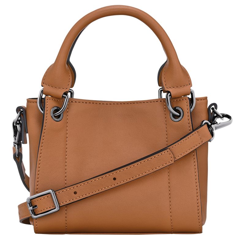 Natural - Leather Longchamp 3D XS Handbag Women Mini Bags | AU7066UZ