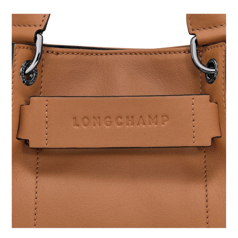 Natural - Leather Longchamp 3D XS Handbag Women Mini Bags | AU7066UZ