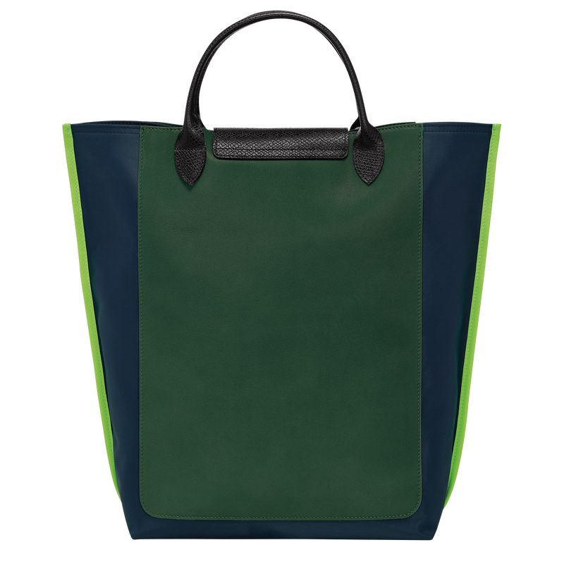 Navy - Canvas Longchamp Cabas M Tote Men Handbag | AU8933SG