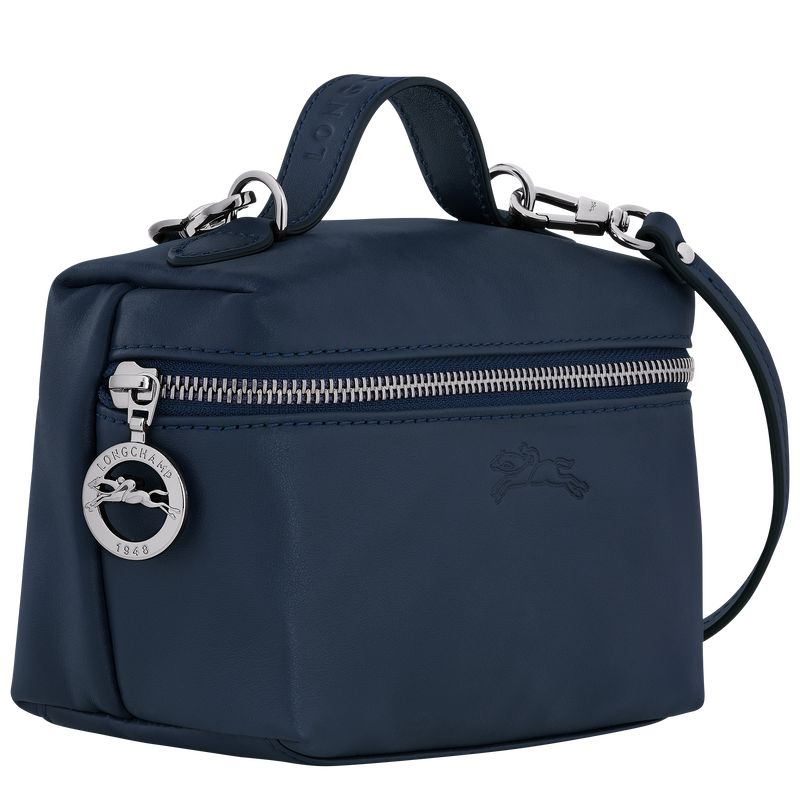 Navy - Leather Longchamp Le Pliage Xtra XS Vanity Women Mini Bags | AU7000XY