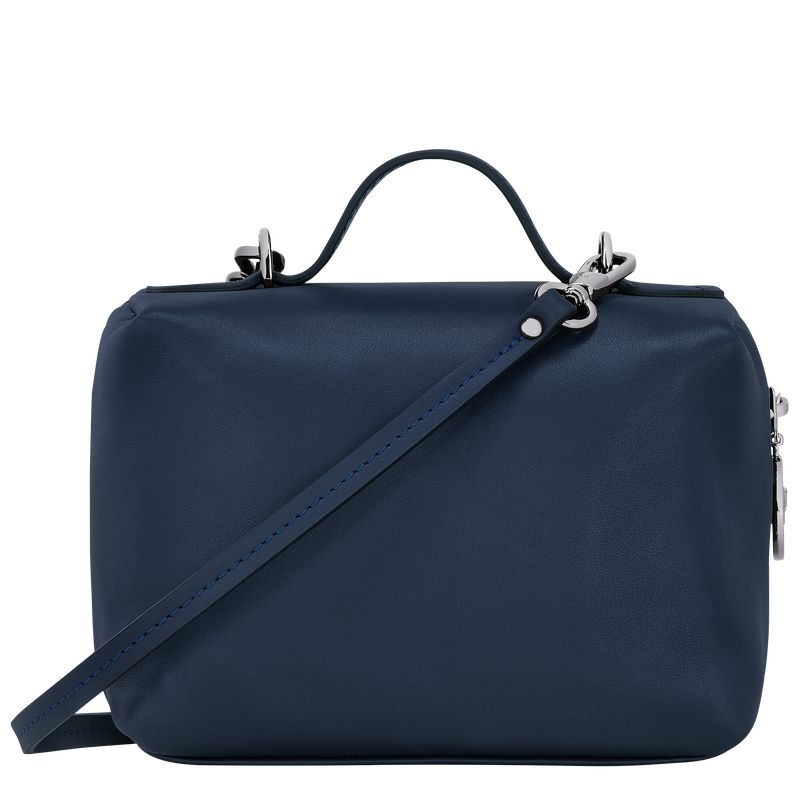 Navy - Leather Longchamp Le Pliage Xtra XS Vanity Women Mini Bags | AU7000XY