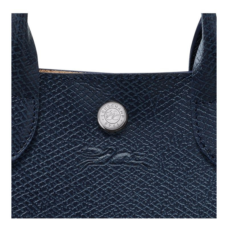 Navy - Leather Longchamp Épure XS Tote Women Handbag | AU7222UZ