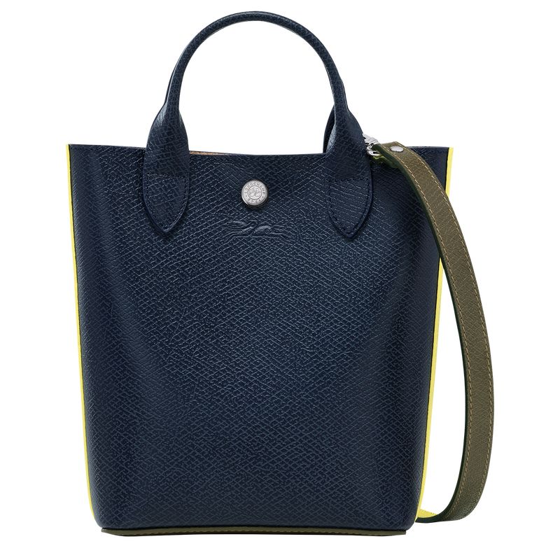 Navy - Leather Longchamp Épure XS Tote Women Handbag | AU7222UZ