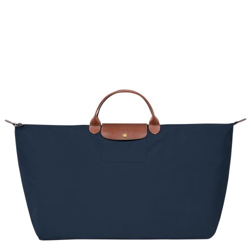 Navy - Recycled canvas Longchamp Le Pliage Original M Women Travel Bags | AU8108TC