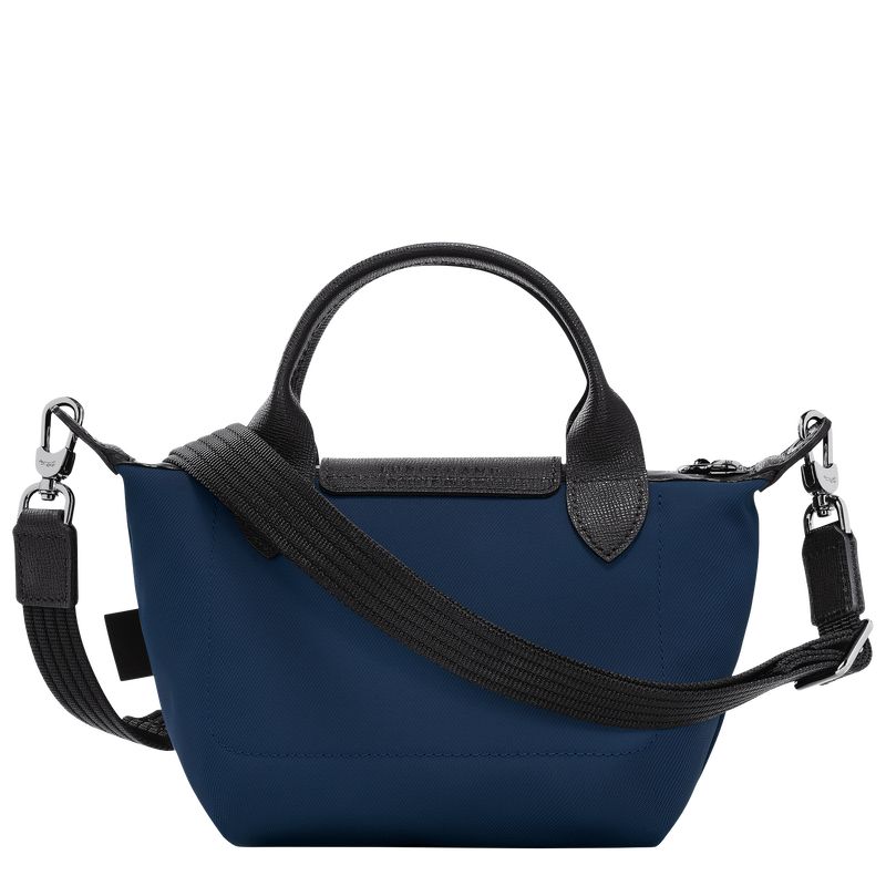 Navy - Recycled canvas Longchamp Le Pliage Energy XS Women Handbag | AU7184IL