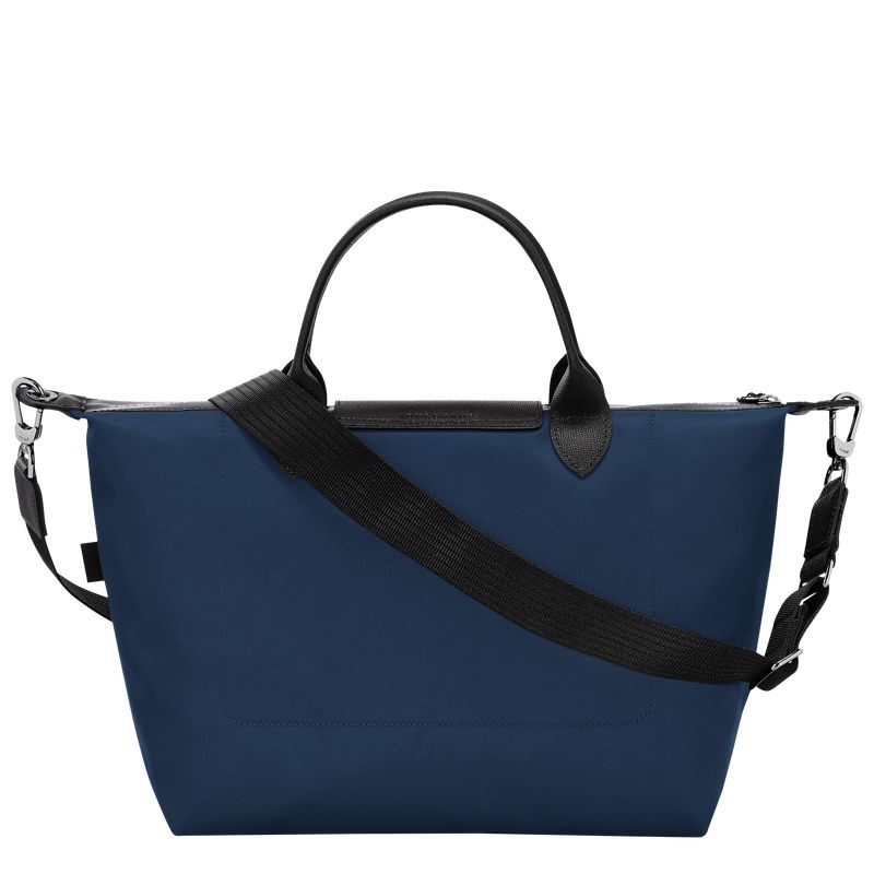 Navy - Recycled canvas Longchamp Le Pliage Energy L Men Handbag | AU8912ZU