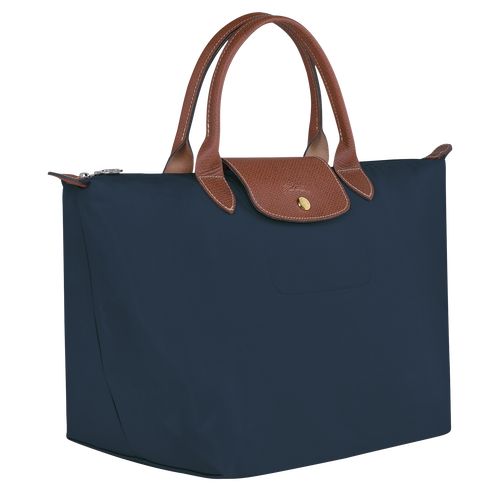 Navy - Recycled canvas Longchamp Le Pliage Original M Women Handbag | AU7333QM