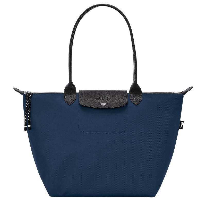 Navy - Recycled canvas Longchamp Le Pliage Energy L Tote Women Shoulder Bags | AU7509XY