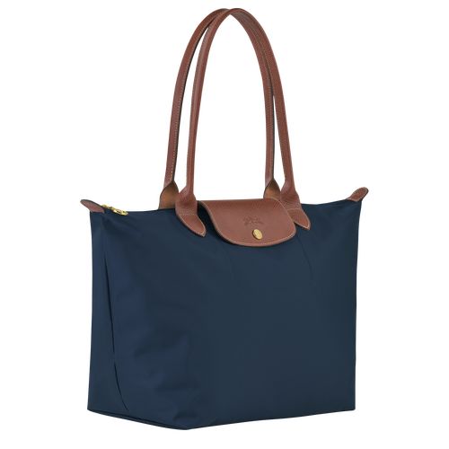 Navy - Recycled canvas Longchamp Le Pliage Original L Tote Women Shoulder Bags | AU7601OK