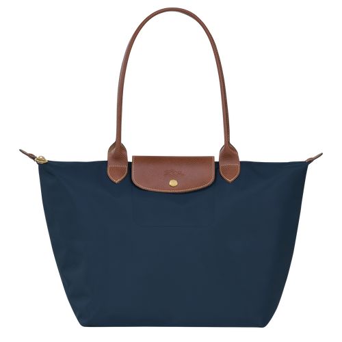 Navy - Recycled canvas Longchamp Le Pliage Original L Tote Women Shoulder Bags | AU7601OK