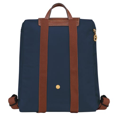 Navy - Recycled canvas Longchamp Le Pliage Original M Women Backpacks | AU7673BE