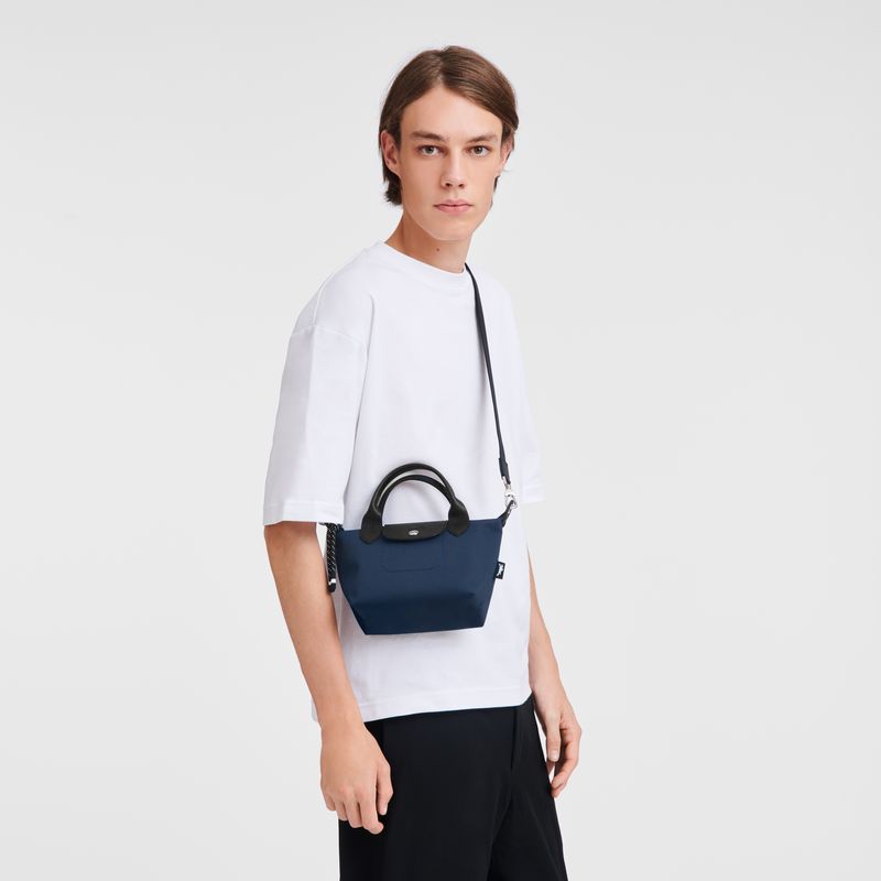 Navy - Recycled canvas Longchamp Le Pliage Energy XS Handbag Women Mini Bags | AU7086FD