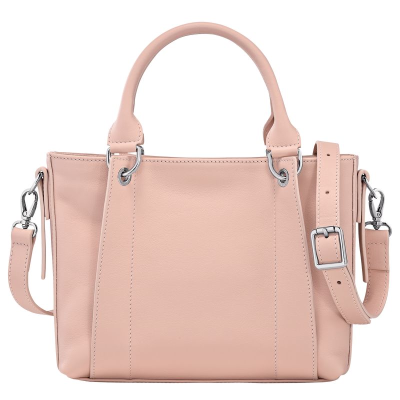 Nude - Leather Longchamp 3D S Women Handbag | AU7247LI