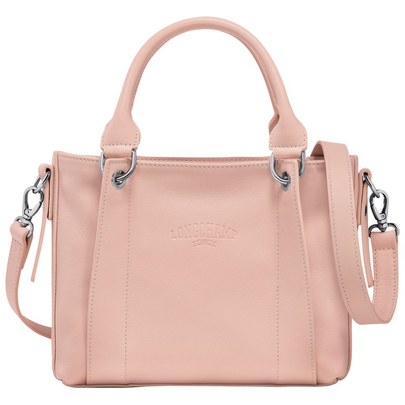 Nude - Leather Longchamp 3D S Women Handbag | AU7247LI