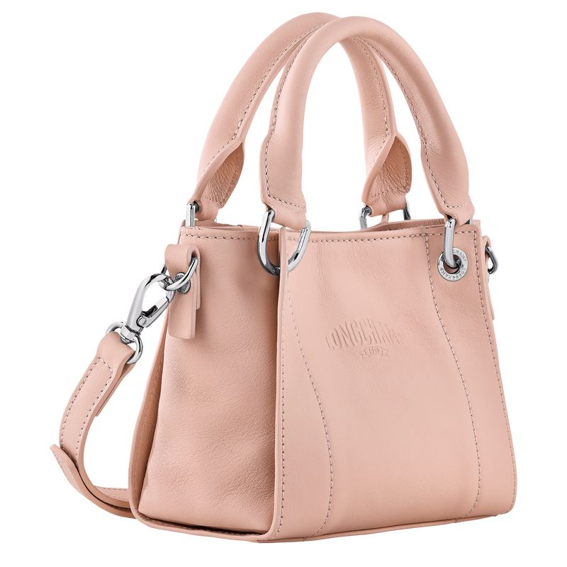 Nude - Leather Longchamp 3D XS Handbag Women Mini Bags | AU7034FD