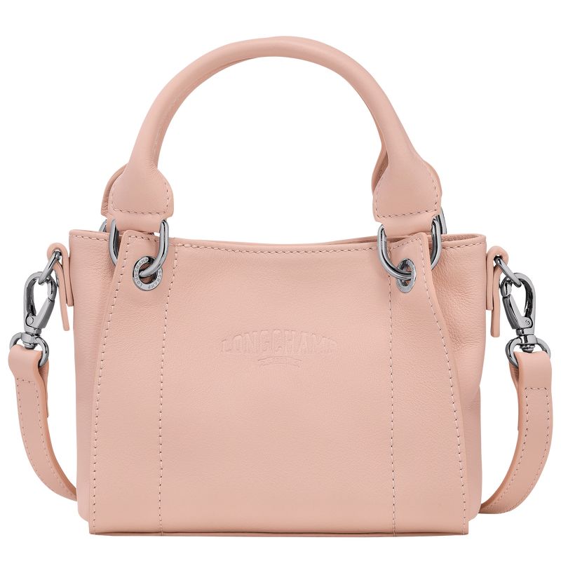 Nude - Leather Longchamp 3D XS Handbag Women Mini Bags | AU7034FD