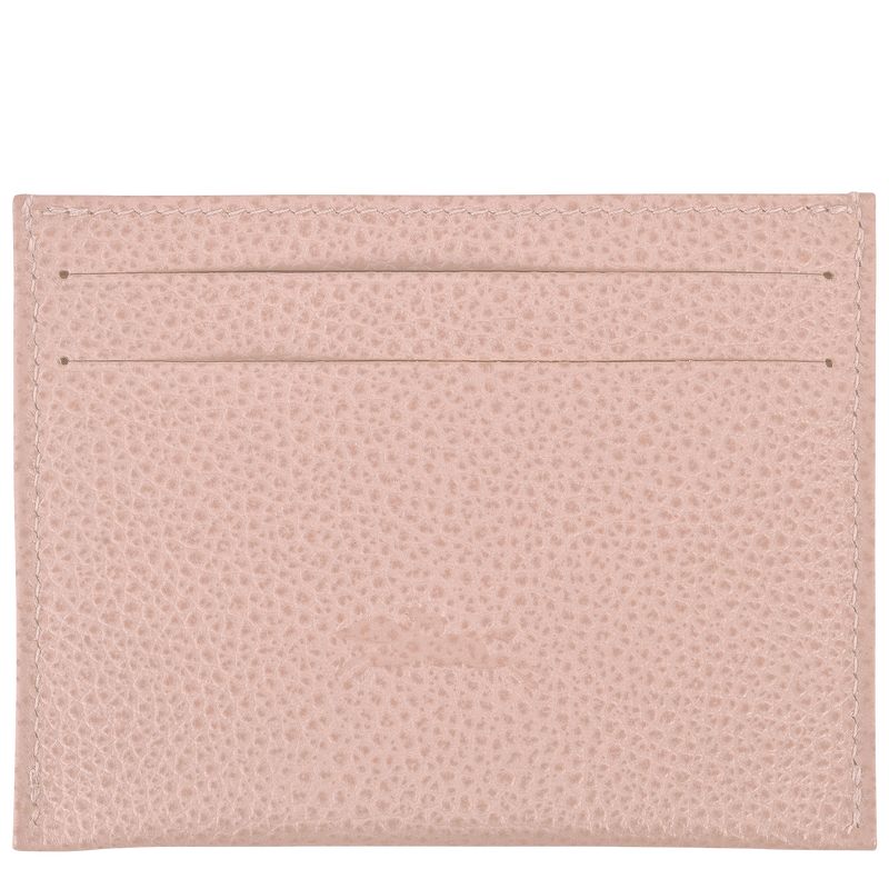 Nude - Leather Longchamp Le FoulonnÉ Men Card Holder | AU9052RV