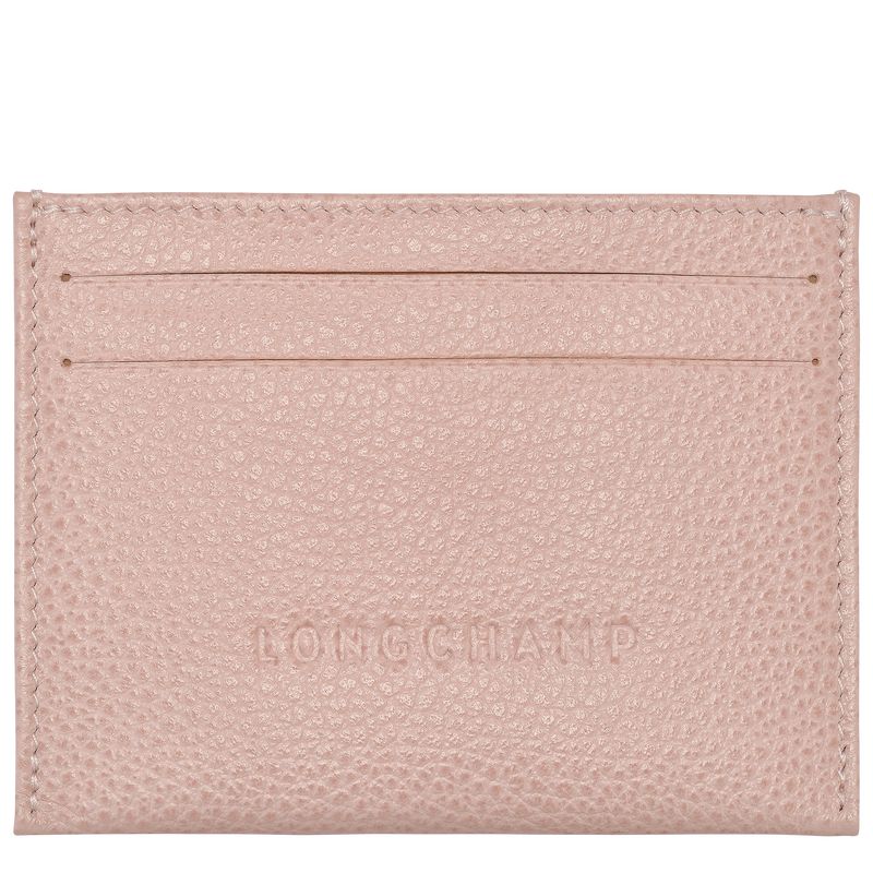 Nude - Leather Longchamp Le FoulonnÉ Men Card Holder | AU9052RV