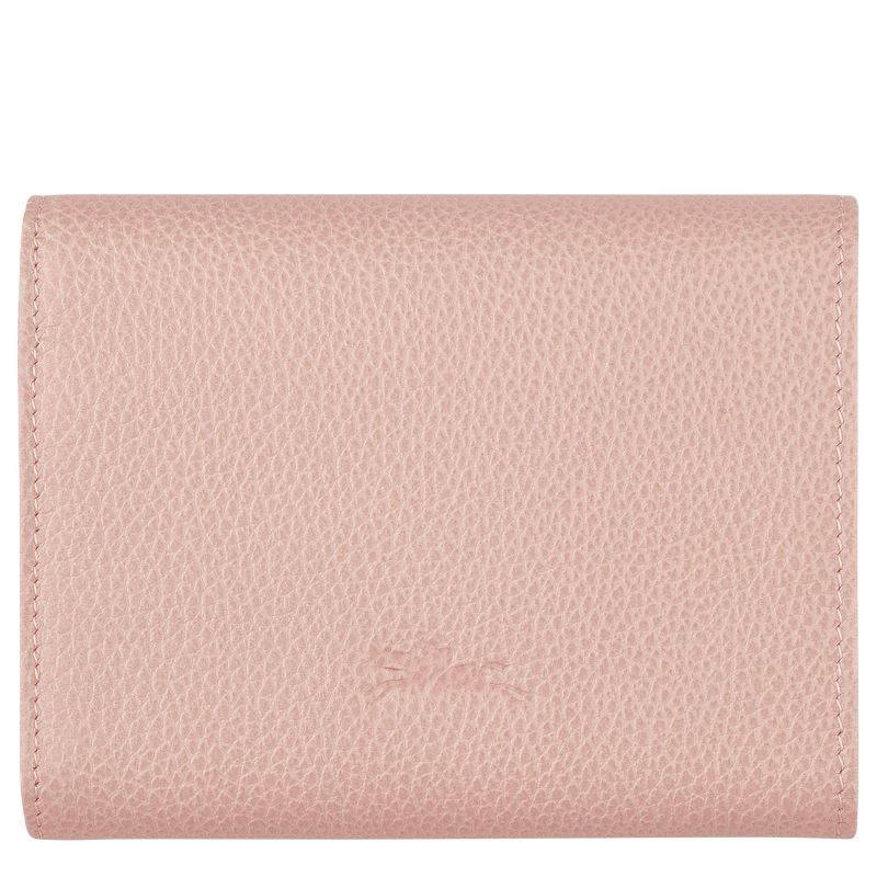 Nude - Leather Longchamp Le FoulonnÉ Men Wallets | AU9005OK