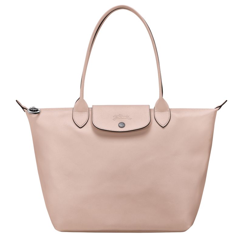 Nude - Leather Longchamp Le Pliage Xtra M Tote Women Shoulder Bags | AU7561XY