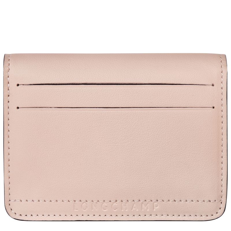 Nude - Leather Longchamp Le Pliage Xtra Women Card Holder | AU7912IL