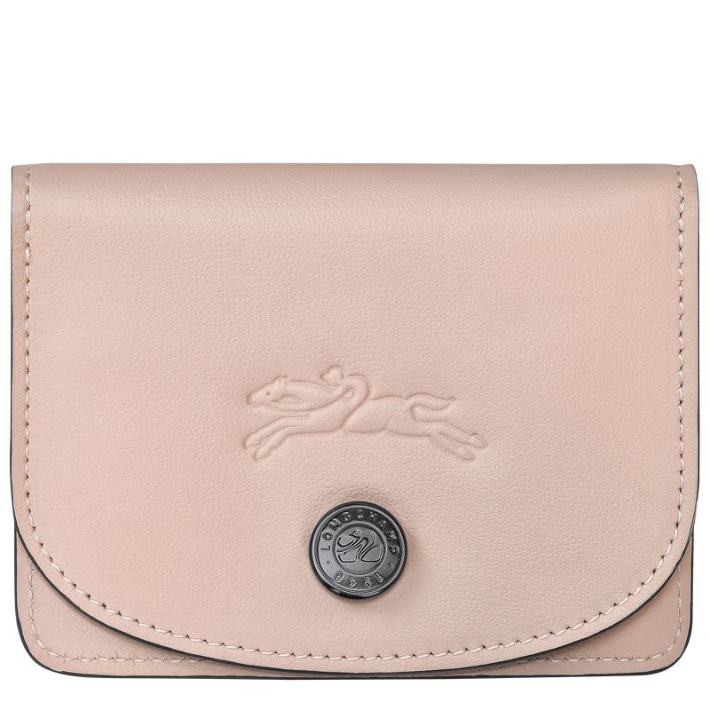 Nude - Leather Longchamp Le Pliage Xtra Women Card Holder | AU7912IL