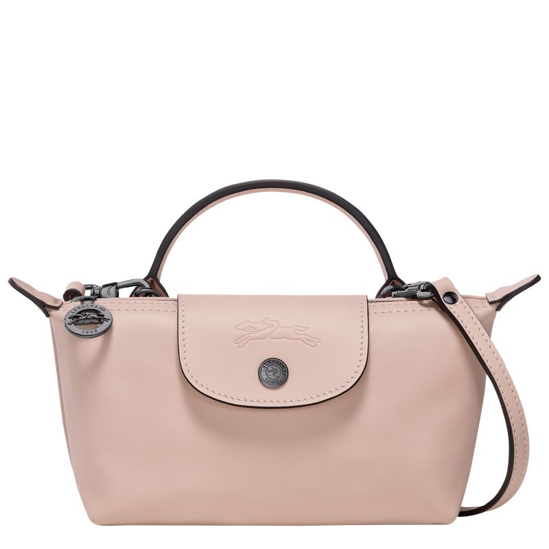 Nude - Leather Longchamp Le Pliage Xtra XS Women Pouches | AU8005RV