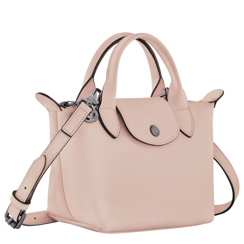 Nude - Leather Longchamp Le Pliage Xtra XS Handbag Women Mini Bags | AU7100NW