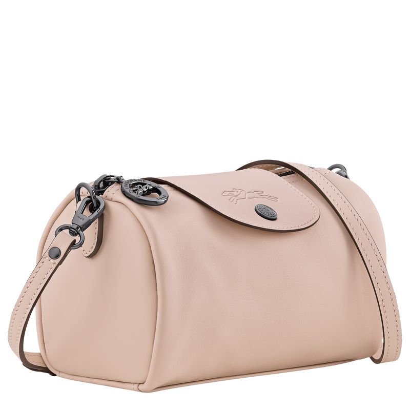 Nude - Leather Longchamp Le Pliage Xtra XS Crossbody Women Mini Bags | AU7111FD