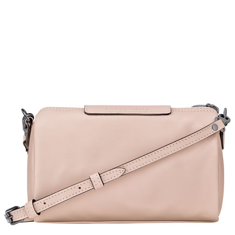 Nude - Leather Longchamp Le Pliage Xtra XS Crossbody Women Mini Bags | AU7111FD