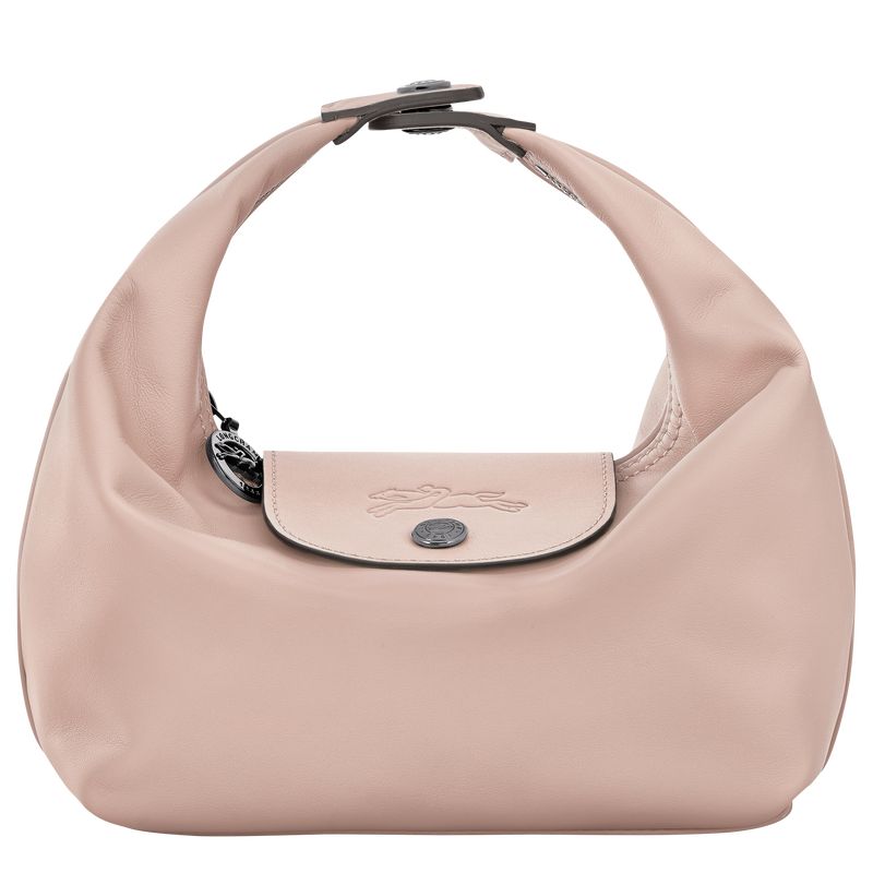 Nude - Leather Longchamp Le Pliage Xtra XS Women Handbag | AU7323PJ