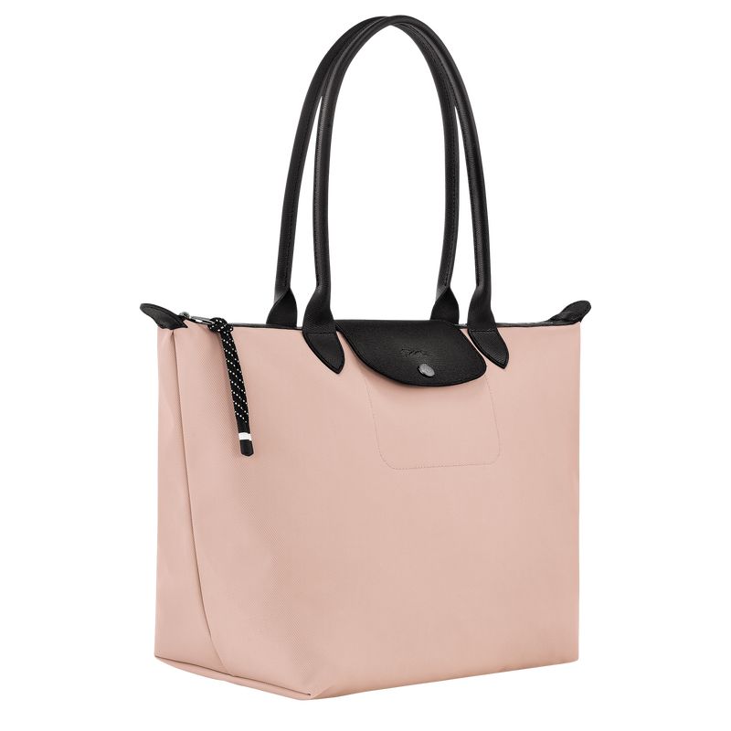 Nude - Recycled canvas Longchamp Le Pliage Energy L Tote Women Shoulder Bags | AU7507LI