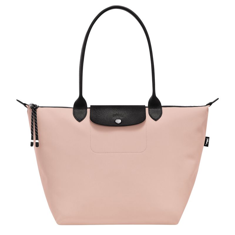 Nude - Recycled canvas Longchamp Le Pliage Energy L Tote Women Shoulder Bags | AU7507LI