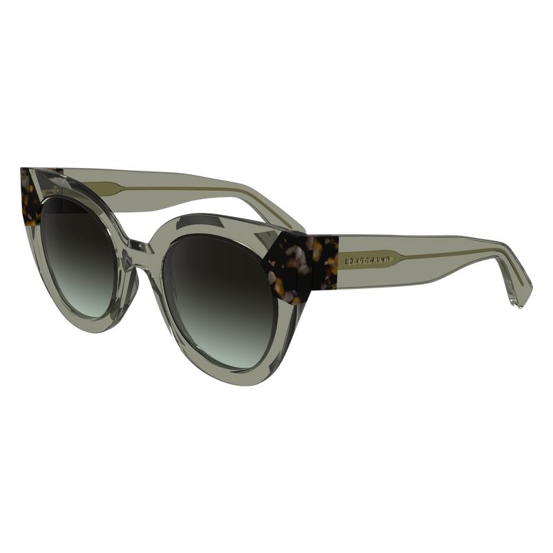 Olive/Havana - Acetate Longchamp Women Sunglasses | AU8468OK