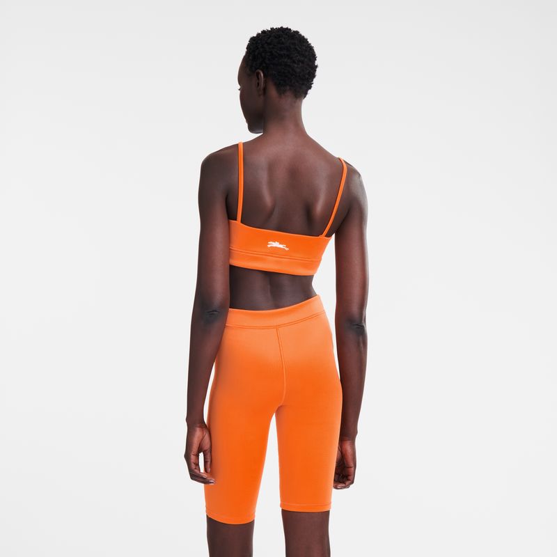 Orange - Jersey Longchamp Cycling short Women Pants | AU8694PJ