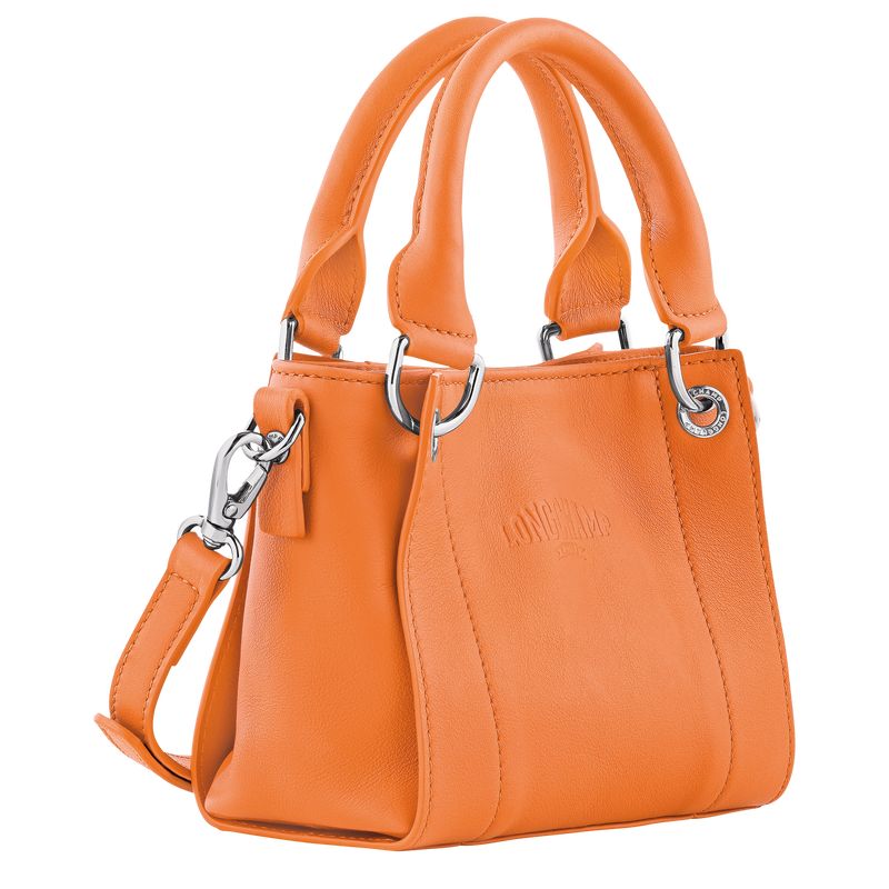 Orange - Leather Longchamp 3D XS Handbag Women Mini Bags | AU7035GS