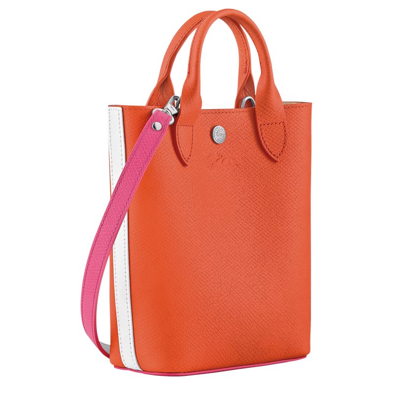 Orange - Leather Longchamp Épure XS Tote Women Mini Bags | AU7023EB