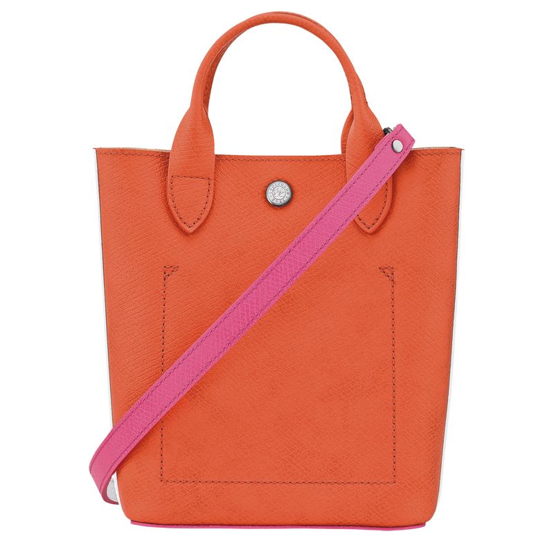 Orange - Leather Longchamp Épure XS Tote Women Mini Bags | AU7023EB