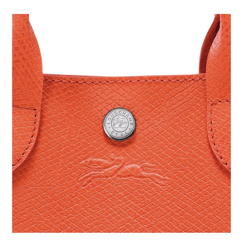 Orange - Leather Longchamp Épure XS Tote Women Mini Bags | AU7023EB